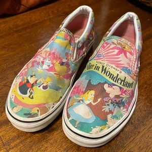 Rare Disney Alice in Wonderland Vans